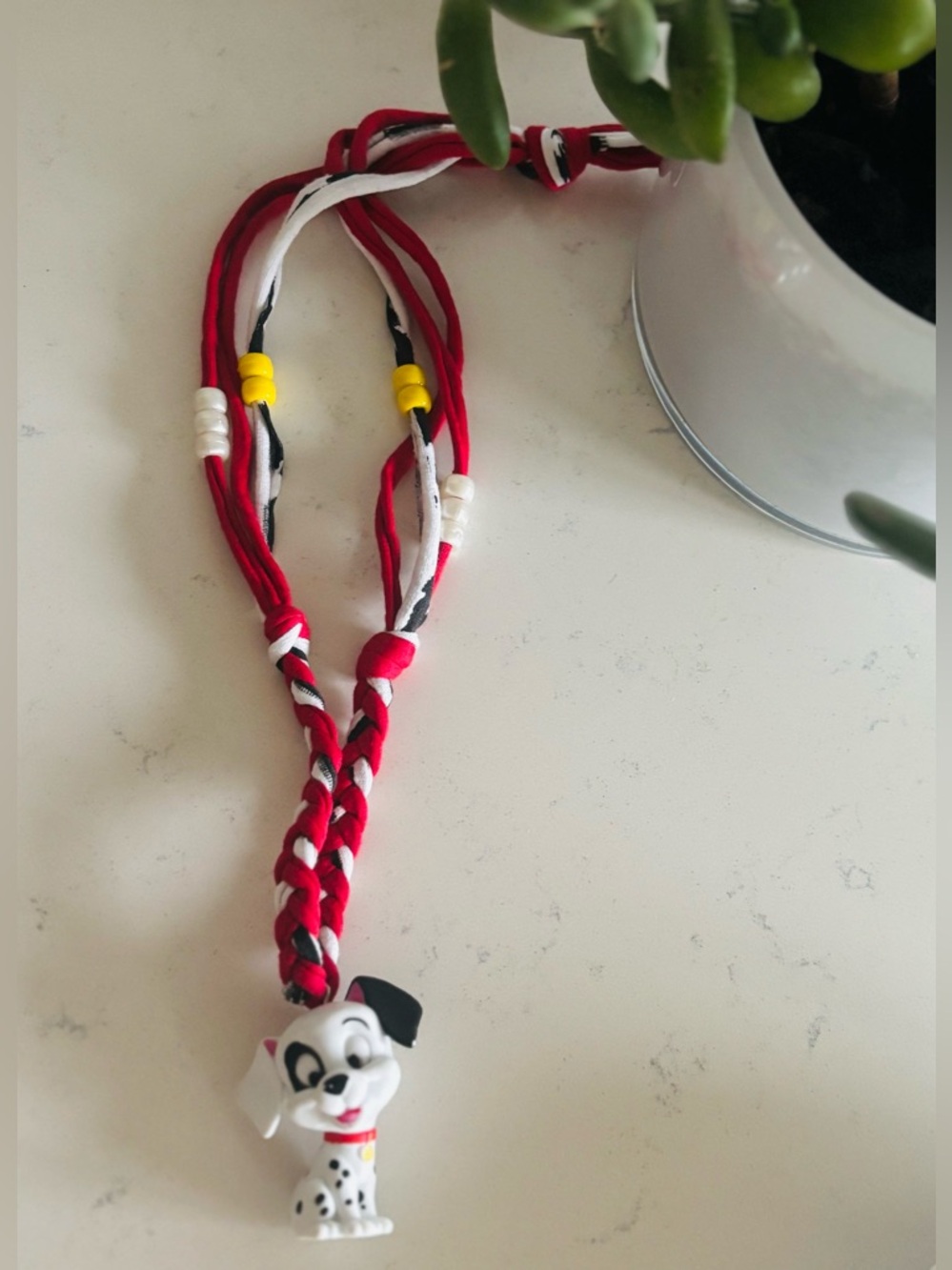101 Dalmatians Braided Necklace❤️🐾